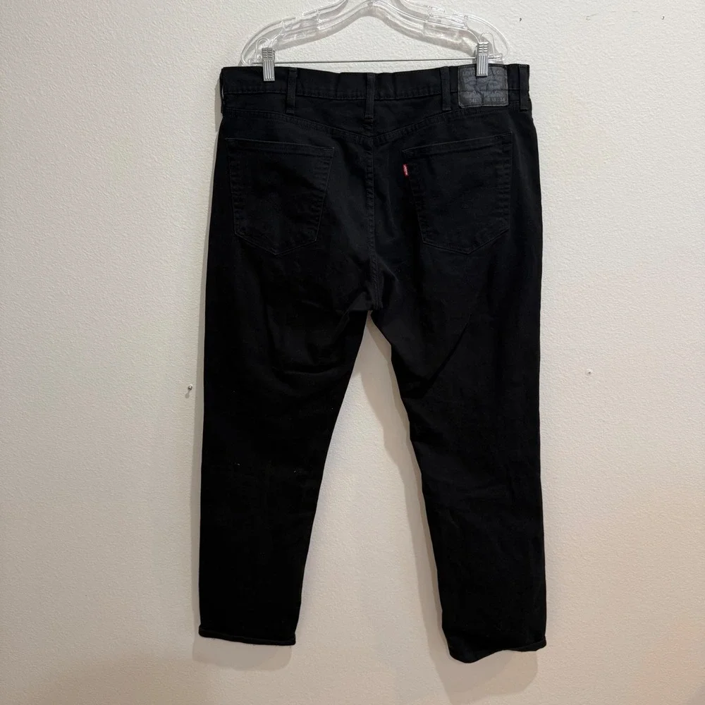 Levis 541 Athletic Taper Jeans Mens 38x34 Black Denim Pants 18181-0145